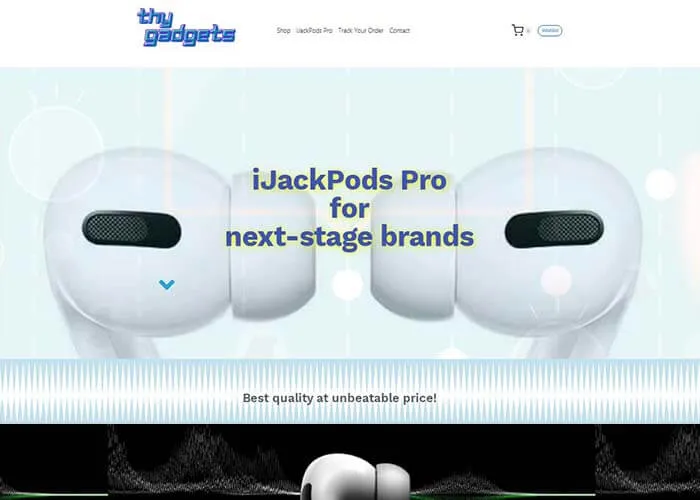 innoweber.com 2021 best website design-thygadgets.com網頁設計推介